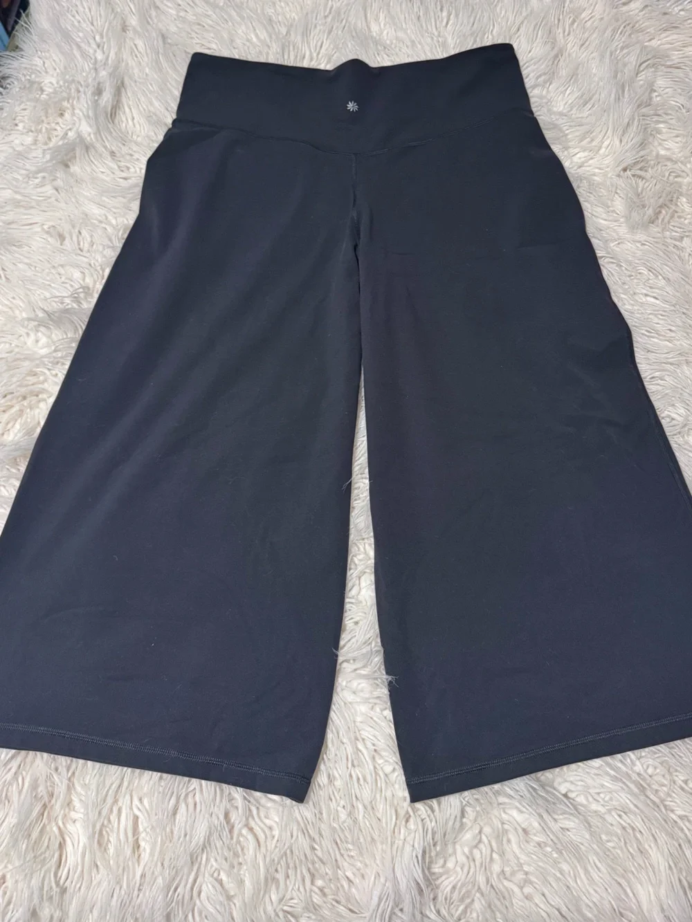 Athleta ELATION WIDE CROP PANT Black Size 2x